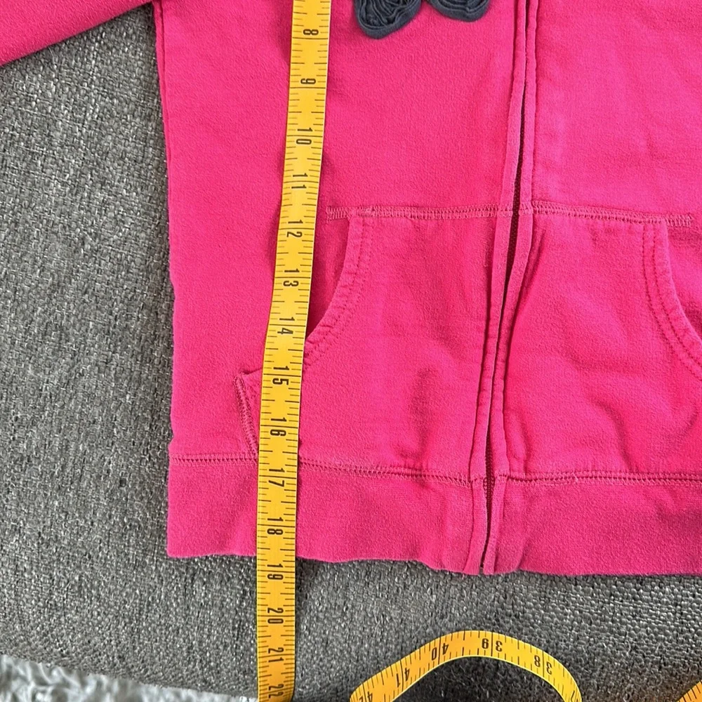 Old Navy Grils Pink Full Zip Hooded Sweatshirt size 10-12